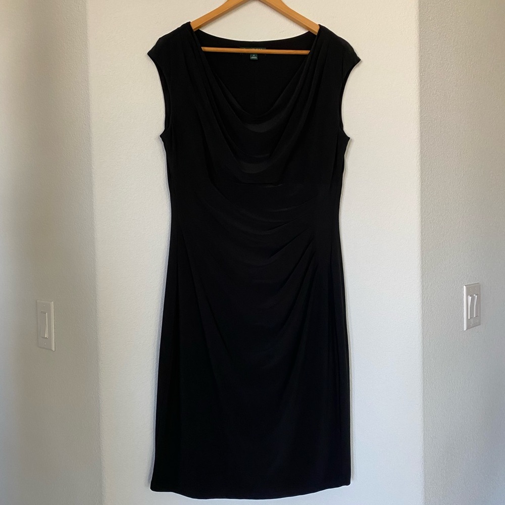 LAUREN Ralph Lauren Black Stretch Dress